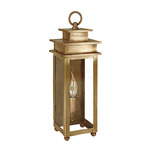 Ellis Wall Light - Antique Brass / Clear Seedy