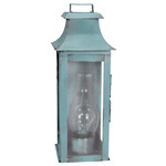 Concord Outdoor Wall Sconce - Verdi Gris / Frosted