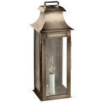 Concord Outdoor Wall Sconce - Dark Antique Brass / Frosted