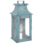 Concord Outdoor Wall Sconce - Verdi Gris / Frosted