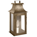 Concord Outdoor Wall Sconce - Dark Antique Brass / Frosted