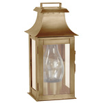 Concord Outdoor Wall Sconce - Antique Brass / Frosted