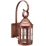 Heal Outdoor Wall Sconce - Antique Copper / Frosted