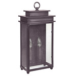 Ellis Wall Light - Dark Brass / Clear Seedy