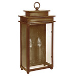 Ellis Wall Light - Antique Brass / Clear Seedy