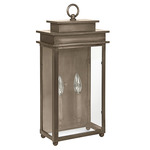 Ellis Wall Light - Dark Antique Brass / Clear