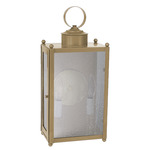 Marlene Wall Light - Antique Brass / Seedy Marine