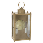 Marlene Wall Light - Antique Brass / Clear