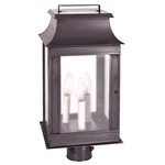 Concord Outdoor Post Light - Dark Brass / Frosted