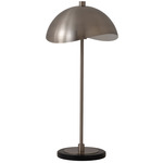 Luna Bella Slimline Table Lamp - Satin Nickel / Black / Matte White