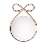 Ribbon Mirror - Pink Gold / Mirror