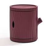 Tronco End Table - Indian Red