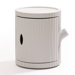 Tronco End Table - Light Grey