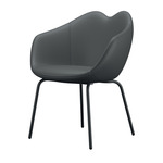 XOXO Dining Chair - Grey / Dark Grey Faux Leather