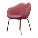 XOXO Dining Chair - Red / Red Faux Leather