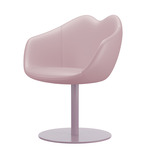 XOXO Dining Chair - Pink / Pink Faux Leather