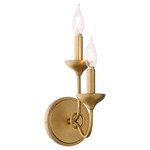 Livingston Wall Sconce - Brushed Brass