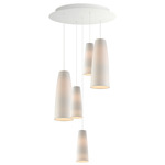 Stream Multi-Light Pendant - White / Bisque Matte White
