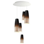 Stream Multi-Light Pendant - White / Ombre Gradient