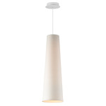 Stream Pendant - White / Bisque Matte White