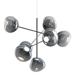 Melt Large Chandelier - Nickel / Nickel