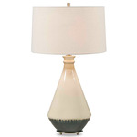 Banham Table Lamp - Beige / Matte Grey / White