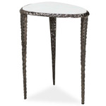 Arnold Accent Table - Dark Bronze / White