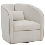 Vega Swivel Chair - Off White