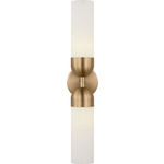 Lawson Bathroom Vanity Light - Satin Brass / Opal Etched