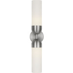 Lawson Bathroom Vanity Light - Brushed Nickel / Opal Etched
