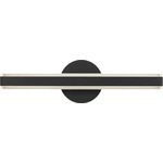 Colt Bathroom Vanity Light - Midnight Black / White Acrylic