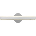 Colt Bathroom Vanity Light - Chrome / White Acrylic