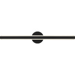 Colt Bathroom Vanity Light - Midnight Black / White Acrylic