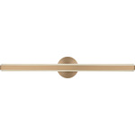 Colt Bathroom Vanity Light - Satin Brass / White Acrylic