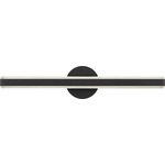 Colt Bathroom Vanity Light - Midnight Black / White Acrylic