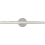 Colt Bathroom Vanity Light - Chrome / White Acrylic