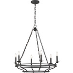 Brighton Chandelier - Italian Rust
