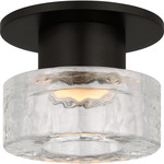 Holsted Solitaire Ceiling Light - Aged Iron / Clear