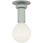 Malcolm Solitaire Ceiling Light - Thistle Green