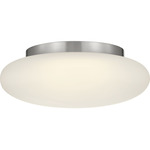 Amir Ceiling Flush Light - Brushed Nickel / Opal Etched