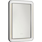 Chopin Color-Select LED Illuminated Mirror - Midnight Black / Mirror