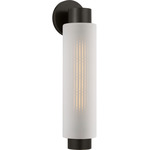 Ridge Outdoor Wall Light - Antique Bronze / Opal Etched