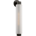 Ridge Outdoor Wall Light - Antique Bronze / Opal Etched