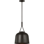 Liora Steel Pendant - Aged Iron
