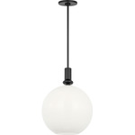 Malcolm Pendant - Midnight Black / Milk