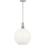 Malcolm Pendant - Thistle Green / Milk