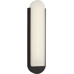 Dante Outdoor Wall Light - Textured Black / White
