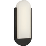 Dante Outdoor Wall Light - Textured Black / White