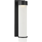 Kylo Indoor / Outdoor Wall Sconce - Textured Black / Opal Etched