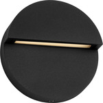 Banks Indoor / Outdoor Wall Light - Textured Black / White Acrylic